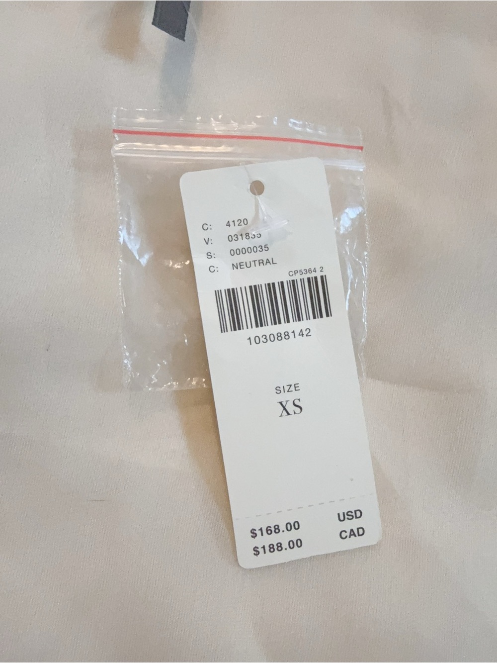 103088142 Anthropologie Sheer Ivory Embellished Hem Skirt - XS - Picture 2 of 5
